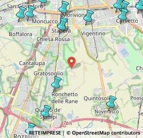 Mappa Via Selvanesco, 20141 Cascina Cascinetta MI, Italia (3.40588)