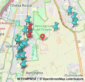 Mappa Via Selvanesco, 20141 Cascina Cascinetta MI, Italia (1.181)