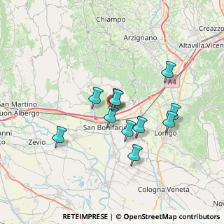 Mappa Viale Europa, 37032 Monteforte d'Alpone VR, Italia (5.72)