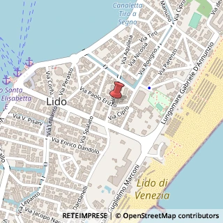 Mappa Via Paolo Erizzo, 15, 30126 Venezia, Venezia (Veneto)
