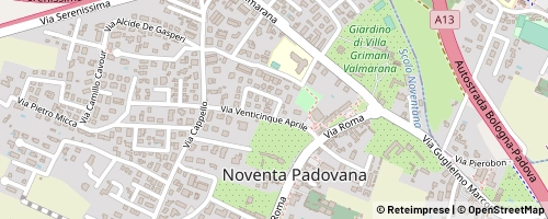 Mappa Noventa Padovana