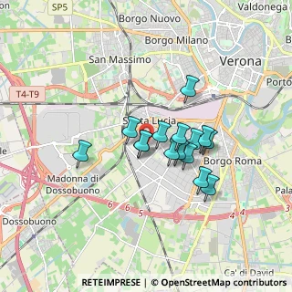 Mappa Via Scrivia, 37136 Verona VR, Italia (1.26267)