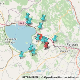 Mappa 06063 Magione PG, Italia (6.39857)
