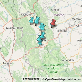 Mappa Via Venanzio Varano, 62032 Camerino MC, Italia (10.16231)