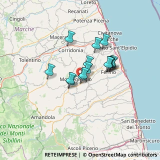Mappa Santalucia, 63833 Montegiorgio FM, Italia (9.906)