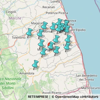 Mappa Santalucia, 63833 Montegiorgio FM, Italia (12.13579)