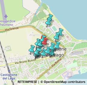 Mappa Via V. Formentano, 06061 Castiglione del Lago PG, Italia (0.3205)