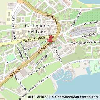 Mappa Via Roma, 25, 06061 Castiglione del Lago, Perugia (Umbria)