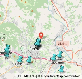 Mappa Via delle Ghiande, 06100 Perugia PG, Italia (4.695)