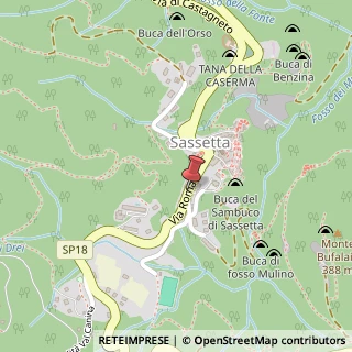 Mappa Via San Sebastiano, 2, 57020 Sassetta, Livorno (Toscana)