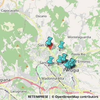 Mappa Strada Perugia - S. Marco, 06131 Perugia PG, Italia (1.71071)