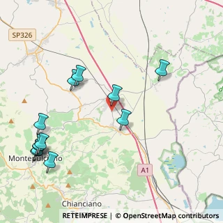 Mappa Via Rovisci, 53045 Montepulciano SI, Italia (5.24083)