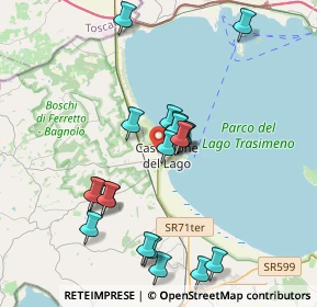 Mappa Via Ignazio Silone, 06061 Castiglione del Lago PG, Italia (3.848)