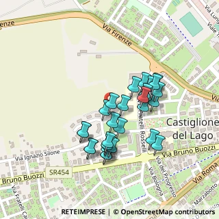 Mappa Via Ignazio Silone, 06061 Castiglione del Lago PG, Italia (0.20345)