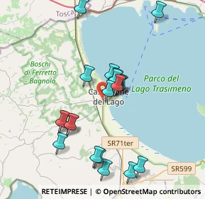 Mappa Via Palmiro Togliatti, 06061 Castiglione del Lago PG, Italia (3.777)