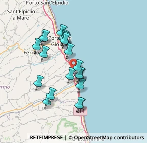 Mappa E55, 63824 Altidona FM, Italia (6.4835)