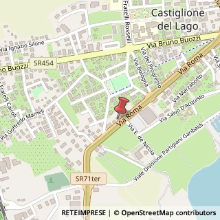 Mappa Via Roma, 180, 06061 Castiglione del Lago, Perugia (Umbria)