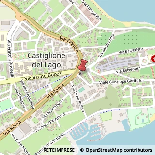 Mappa Via XXV Aprile, 7, 06061 Castiglione del Lago, Perugia (Umbria)