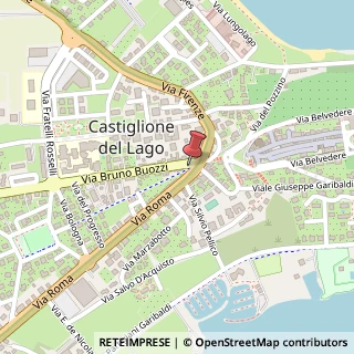 Mappa Via Bruno Buozzi, 1, 06061 Castiglione del Lago, Perugia (Umbria)