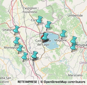 Mappa Via XXV Aprile, 06061 Castiglione del Lago PG, Italia (14.03643)