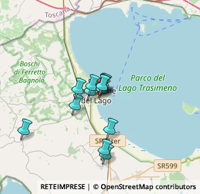 Mappa Via XXV Aprile, 06061 Castiglione del Lago PG, Italia (2.38333)