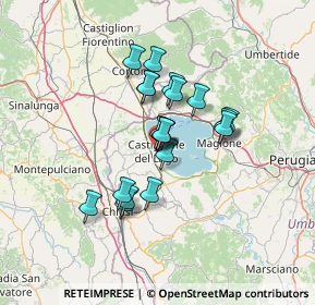 Mappa Via Silvio Pellico, 06061 Castiglione del Lago PG, Italia (10.1055)