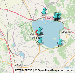 Mappa Via Silvio Pellico, 06061 Castiglione del Lago PG, Italia (7.03417)