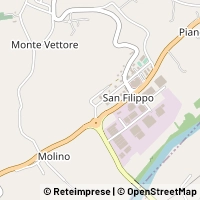 Map Magliano di Tenna