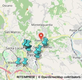 Mappa Strada Perugia - Ponte Rio, 06100 Perugia PG, Italia (1.8675)