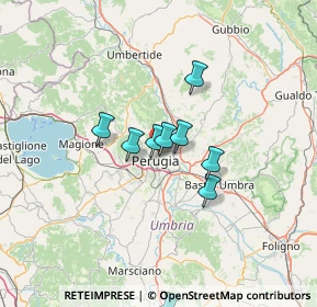 Mappa Strada Perugia - Ponte Rio, 06100 Perugia PG, Italia (20.66)