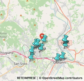 Mappa Strada Perugia - Ponte Rio, 06100 Perugia PG, Italia (3.39583)
