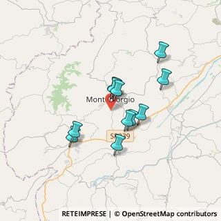 Mappa Contrada Fornace, 63833 Montegiorgio FM, Italia (2.84636)