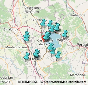 Mappa Via Guido Rossa, 06061 Castiglione del Lago PG, Italia (10.913)