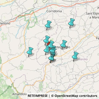 Mappa Contrada Cataluccia, 63836 Monte Vidon Corrado FM, Italia (4.9775)