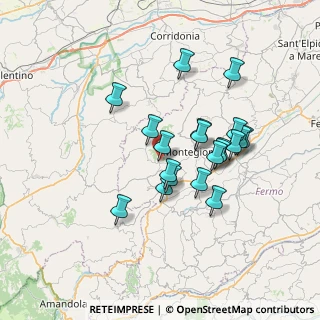 Mappa Contrada Cataluccia, 63836 Monte Vidon Corrado FM, Italia (6.2535)