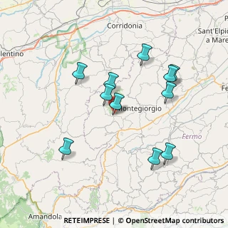 Mappa Contrada Cataluccia, 63836 Monte Vidon Corrado FM, Italia (7.36636)