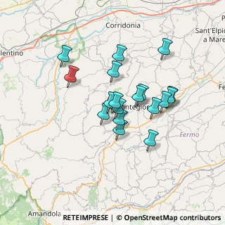 Mappa Contrada Cataluccia, 63836 Monte Vidon Corrado FM, Italia (5.66)