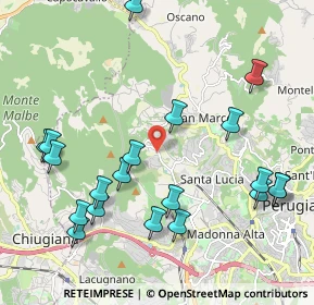 Mappa Strada Cappuccinelli, 06131 Perugia PG, Italia (2.4675)