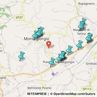Mappa Contrada S. Giuseppe, 63833 Montegiorgio FM, Italia (2.2825)