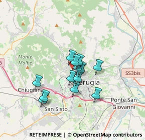 Mappa Via Colle del Vento, 06131 Perugia PG, Italia (2.46769)