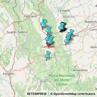 Mappa Località Rio, 62032 Camerino MC, Italia (11.357)