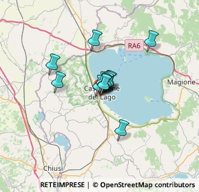 Mappa Via p.nenni, 06061 Castiglione del Lago PG, Italia (3.84583)