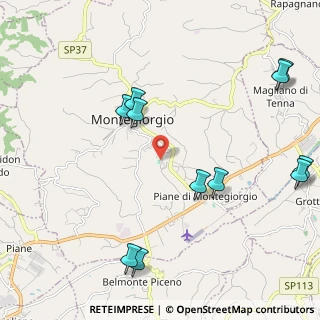 Mappa Contrada Pianarelle, 63833 Montegiorgio FM, Italia (2.67545)
