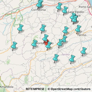 Mappa Contrada Pianarelle, 63833 Montegiorgio FM, Italia (10.042)