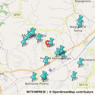 Mappa Contrada Crocedivia, 63833 Montegiorgio FM, Italia (2.28)