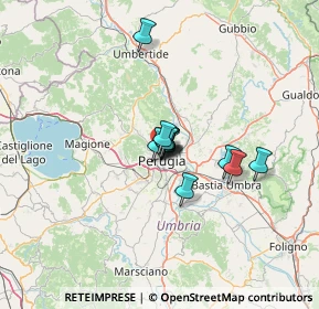 Mappa Strada del Rio, 06123 Perugia PG, Italia (7.53167)