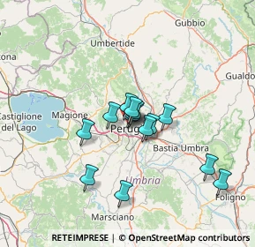 Mappa Strada del Rio, 06123 Perugia PG, Italia (10.14)