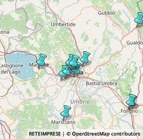 Mappa Strada del Rio, 06123 Perugia PG, Italia (13.46833)