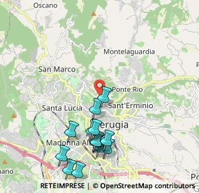 Mappa Strada del Rio, 06123 Perugia PG, Italia (2.30214)