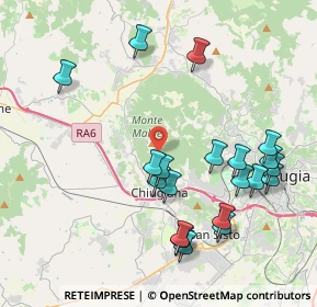 Mappa Corciano, 06073 La Trinità PG, Italia (4.487)